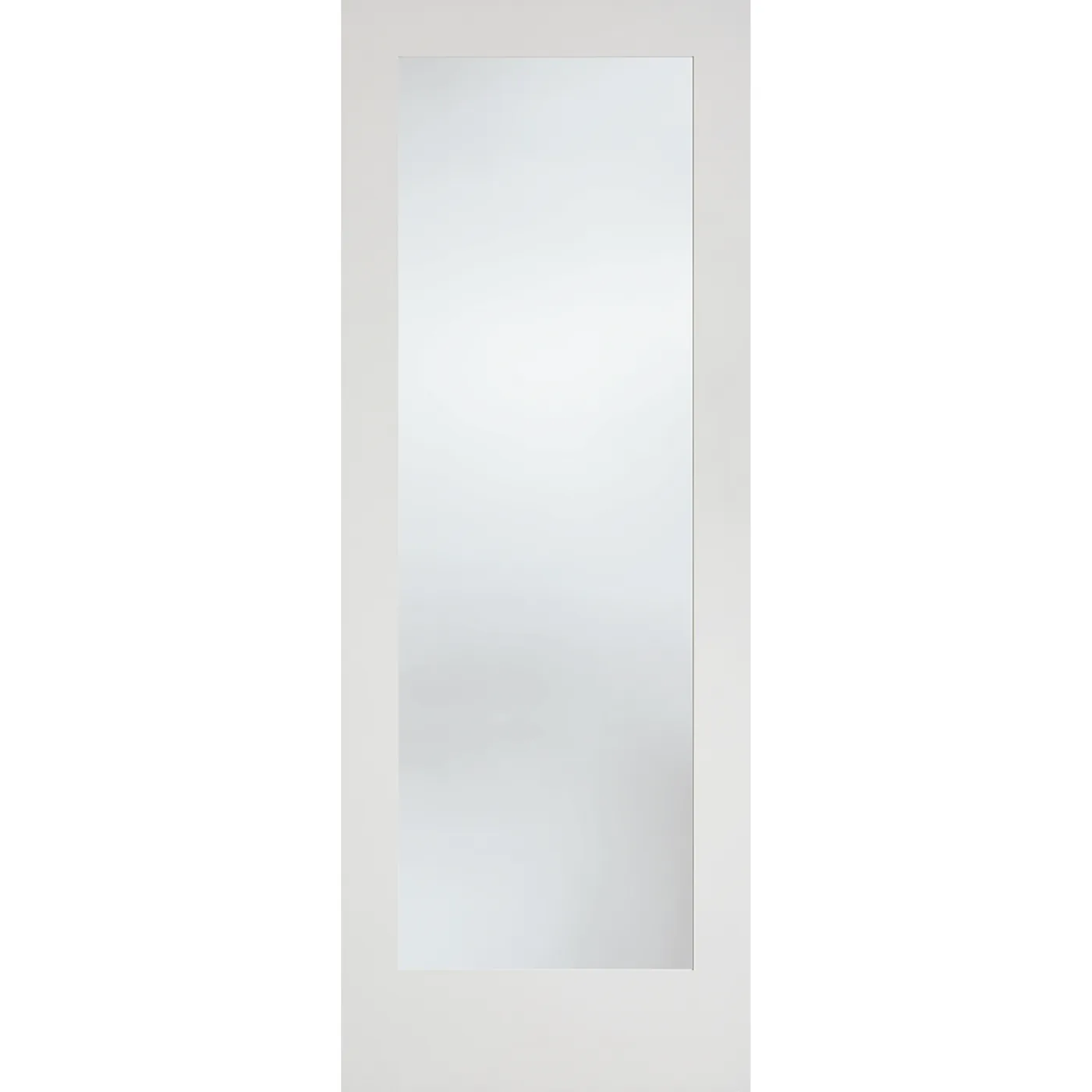 1 Lite White Lami Glass Door