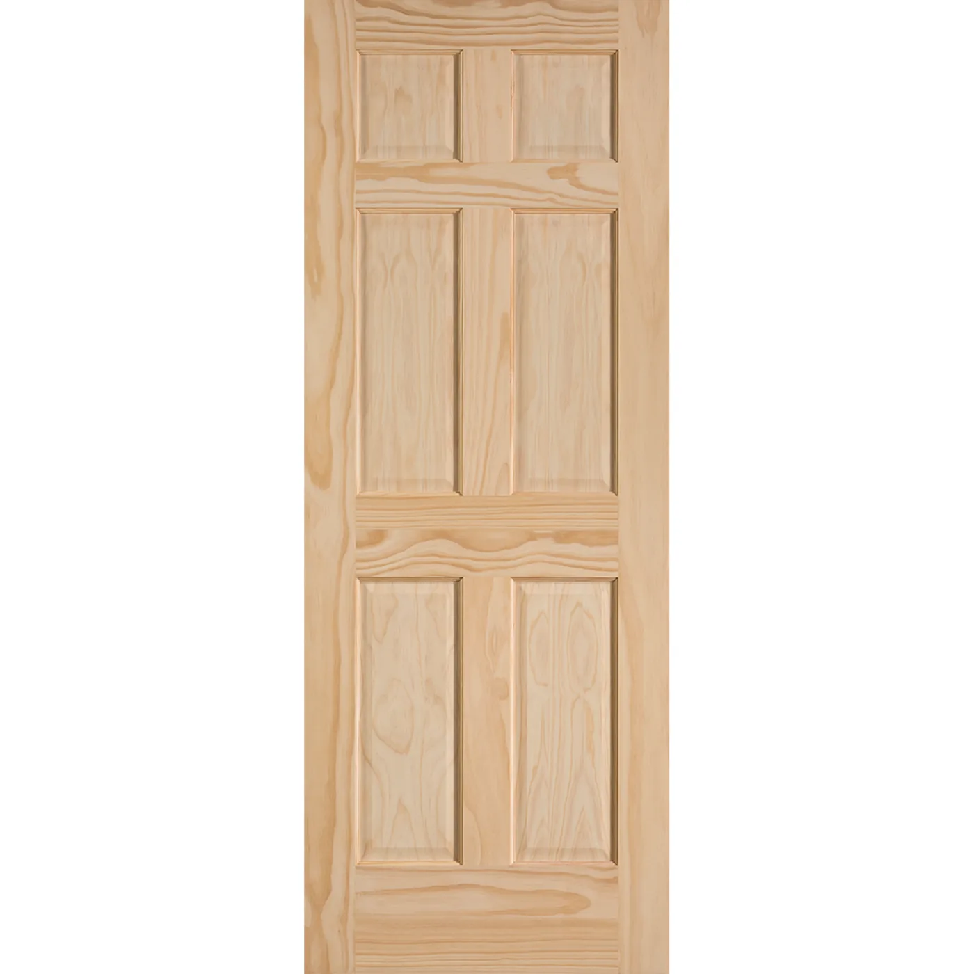 Pine Masonite Interior Door Stile & Rail Door Profile Side View